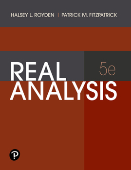 Hardcover Real Analysis Book