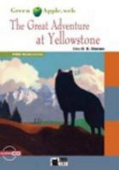Paperback Great Adventure in Yellowstone + CD Book