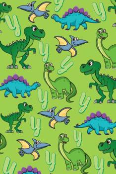 Paperback Y: Dinosaur Alphabet Practice Writing Book for Kids Book