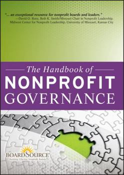 Hardcover The Handbook of Nonprofit Governance Book