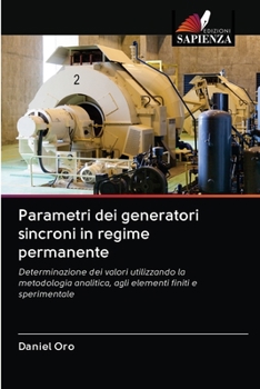 Paperback Parametri dei generatori sincroni in regime permanente [Italian] Book