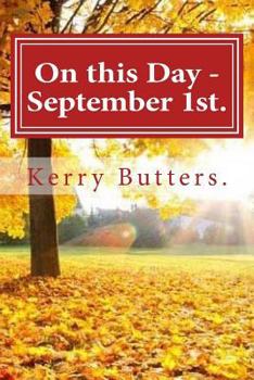 Paperback On this Day - September 1st. Book