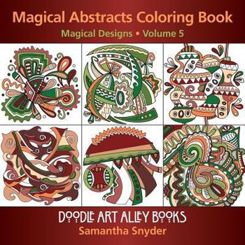 Paperback Magical Abstracts Coloring Book: Magical Designs Book