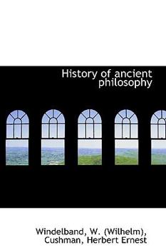 Hardcover History of Ancient Philosophy Book