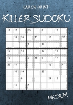Paperback Large Print Medium Killer Sudoku: 100 Sumoku Puzzles - Sudoku Variety Puzzle Book [Large Print] Book