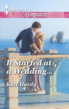 Mass Market Paperback It Started at a Wedding... [Large Print] Book