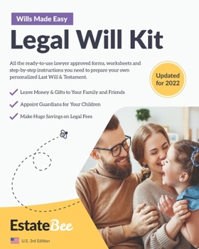 Paperback Legal Will Kit: Make Your Own Last Will & Testament in Minutes.... Book