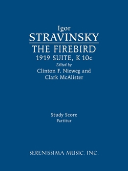 Paperback The Firebird, 1919 Suite: Study score Book