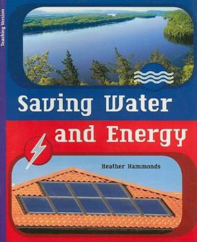 Paperback Saving Water and Energy Book