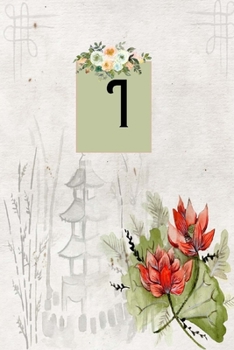 Paperback I: : Monogrammed Initial Floral lined 6x9 Paperback Notebook Journal Pretty Diary for Women Girls Teens Gift Giving Book