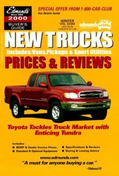 Paperback Edmund's New Trucks Prices & Reviews: Includes: Vans, Pickups & Sport Utilities Book