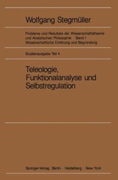 Paperback Teleologie, Funktionalanalyse Und Selbstregulation (Kybernetik) [German] Book