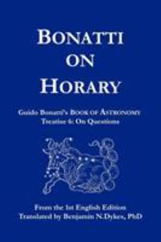 Paperback Bonatti on Horary Book