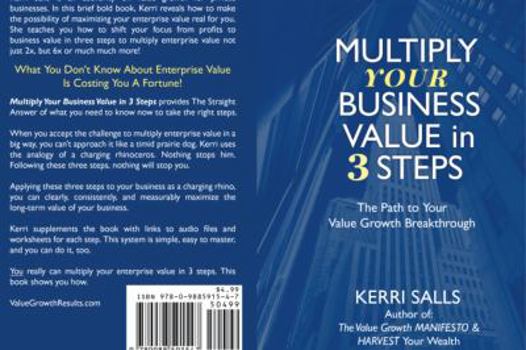 Paperback Multiply Your Business Value in 3 Steps: The Path to Your Value Growth Breakthrough Book