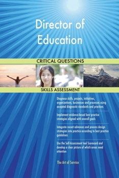 Paperback Director of Education Critical Questions Skills Assessment Book