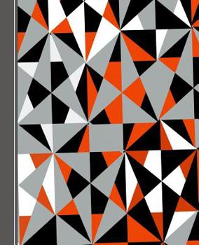 Paperback Retro Geometric Abstract: Diary Weekly Spreads July to June Book