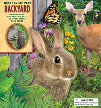 Paperback Read Build Play: Backyard [With Toy] Book