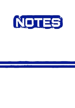 Notes: (7" x 10") Notebook