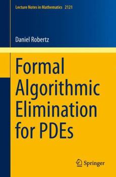 Paperback Formal Algorithmic Elimination for Pdes Book