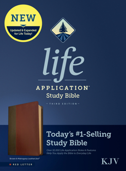 Imitation Leather KJV Life Application Study Bible, Third Edition (Leatherlike, Brown/Mahogany, Red Letter) Book