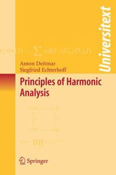 Paperback Principles of Harmonic Analysis Book