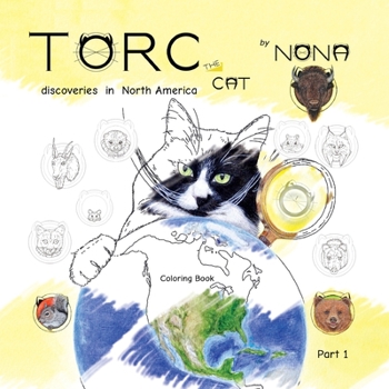 Paperback TORC the CAT discoveries in North America Coloring Book part 1 Book