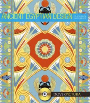 Paperback Ancient Egyptian Design [With CDROM] Book