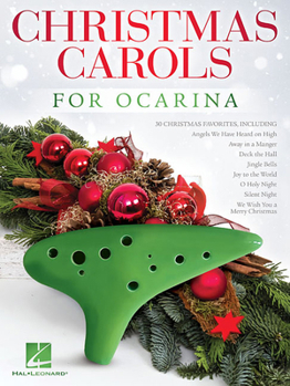 Paperback Christmas Carols for Ocarina Book