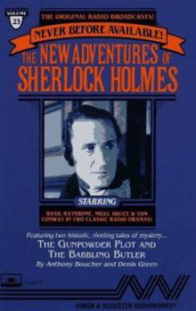 Audio Cassette New Adventures of Sherlock Holmes Vol #23 the Gunpowder Plot and the Babbling Bu Book