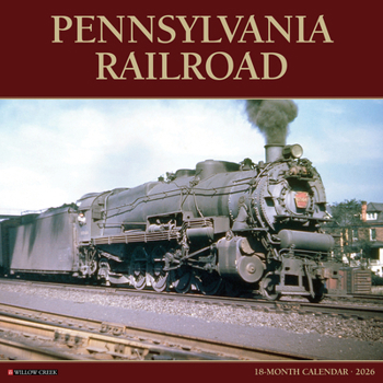 Spiral-bound Pennsylvania Railroad 2026 12 X 12 Wall Calendar Book