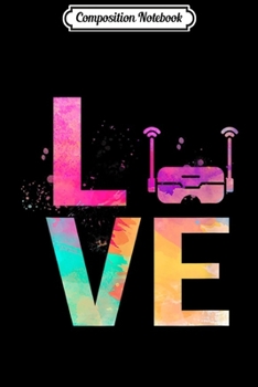 Composition Notebook: Colorful FPV Mom Gifts FPV  Journal/Notebook Blank Lined Ruled 6x9 100 Pages