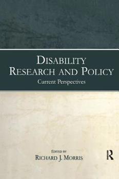 Paperback Disability Research and Policy: Current Perspectives Book