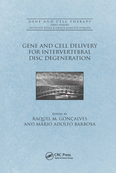 Paperback Gene and Cell Delivery for Intervertebral Disc Degeneration Book