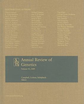 Hardcover Annual Review of Genetics, Volume 43 Book