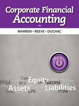 Hardcover Corporate Financial Accounting Book