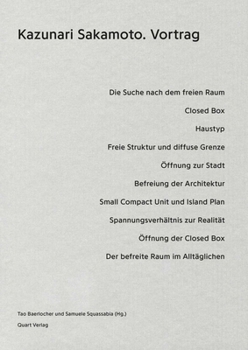 Paperback Kazunari Sakamoto: Vortrag [German] Book