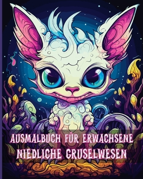 Paperback Ausmalbuch für Erwachsene Niedliche Gruselwesen: Entzückende Fantasie Kleine Monster Malvorlagen für Erwachsene und Jugendliche [German] Book