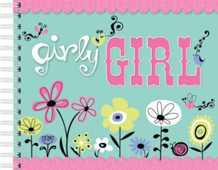 Spiral-bound Girly Girl Pink Tween Scrapbook Book