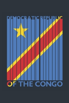 Vintage Democratic Republic Of The Congo Notebook - Congolese Flag Writing Journal - Democratic Republic Of The Congo Gift - Retro Congolese Diary: ... Diary, 110 page, Lined, 6x9 (15.2 x 22.9 cm)