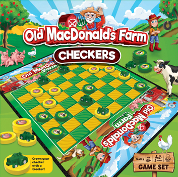 Board Game Old Macdonalds Checkers Book