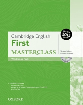 Paperback Cambridge English First Masterclass Workbook Without Key Book