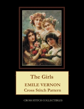 Paperback The Girls: Emile Vernon Cross Stitch Pattern Book