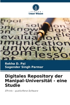 Paperback Digitales Repository der Manipal-Universität - eine Studie [German] Book
