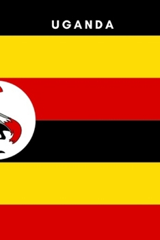 Paperback Uganda: Country Flag A5 Notebook to write in with 120 pages Book