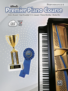 Paperback Premier Piano Course Performance, Bk 6: Book & Online Media Book