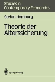 Paperback Theorie Der Alterssicherung [German] Book