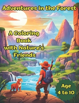 Paperback Adventures in the Forest: A Coloring Book with Nature's Friends [Portuguese] Book
