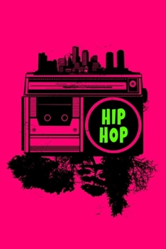 Hip Hop Notizbuch: Schönes Hip Hop Notizbuch mit Musik Box / Das Buch enthält 120 karierte Seiten im A5 Format (German Edition)