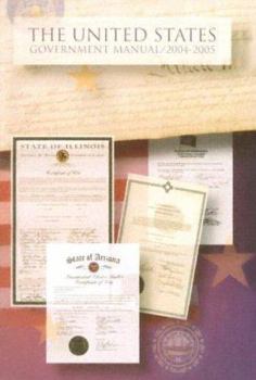 Paperback United States Government Manual 2004-2005 Book