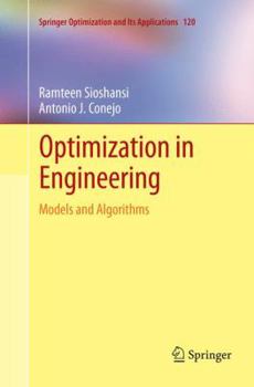 Paperback Optimization in Engineering: Models and Algorithms Book